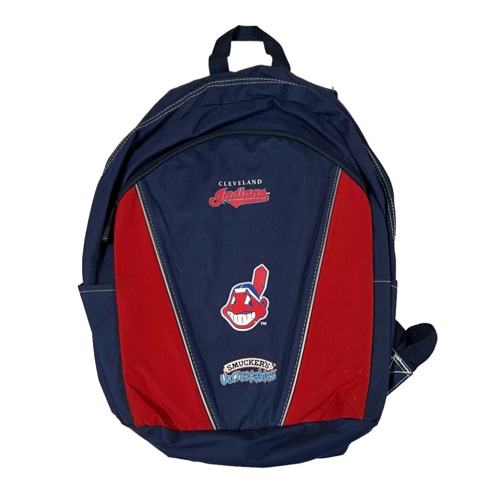 Cleveland Indians Blue Red Smuckers Promotional Backpack